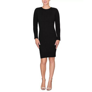 Rachel Rachel Roy Women's Katerina Cutout Ribbed-Knit Bodycon Dress L Large